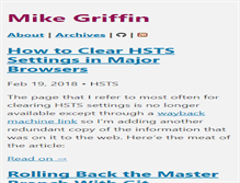 Tablet Screenshot of mikegriffin.ie